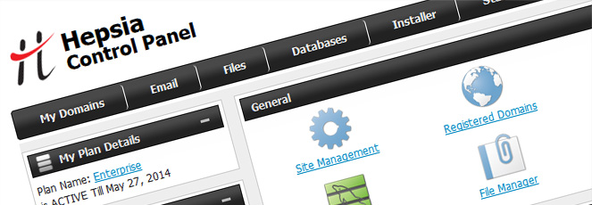 Shared Hosting Plans Control Panel